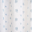 Schumacher Margie Floral Sheer Soft Blue Fabric - Eade's Wallpaper