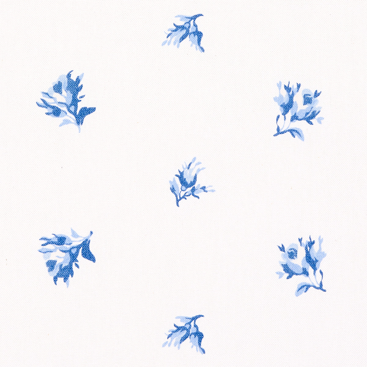 Schumacher Margie Floral Porcelain Fabric - Eade's Wallpaper