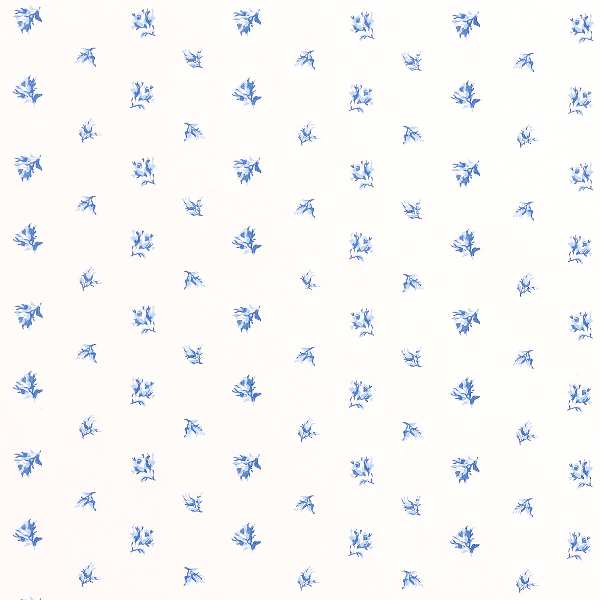 Schumacher Margie Floral Porcelain Fabric - Eade's Wallpaper