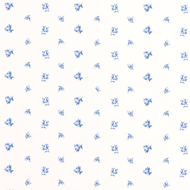 Schumacher Margie Floral Porcelain Fabric - Eade's Wallpaper