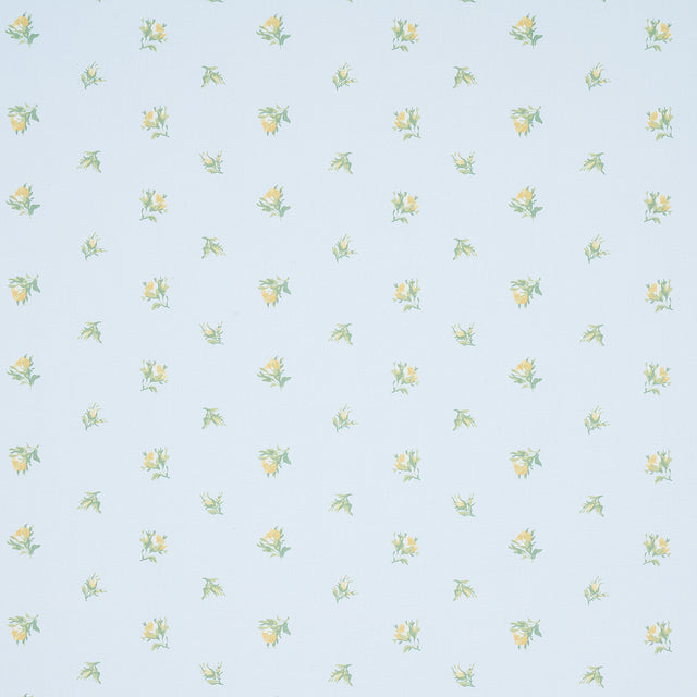 Schumacher Margie Floral Marigold Fabric - Eade's Wallpaper