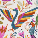 Schumacher Canopy Multi Birds Fabric
