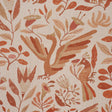 Schumacher 180852 CANOPY in TERRACOTTA Fabric - ATELIER PARI