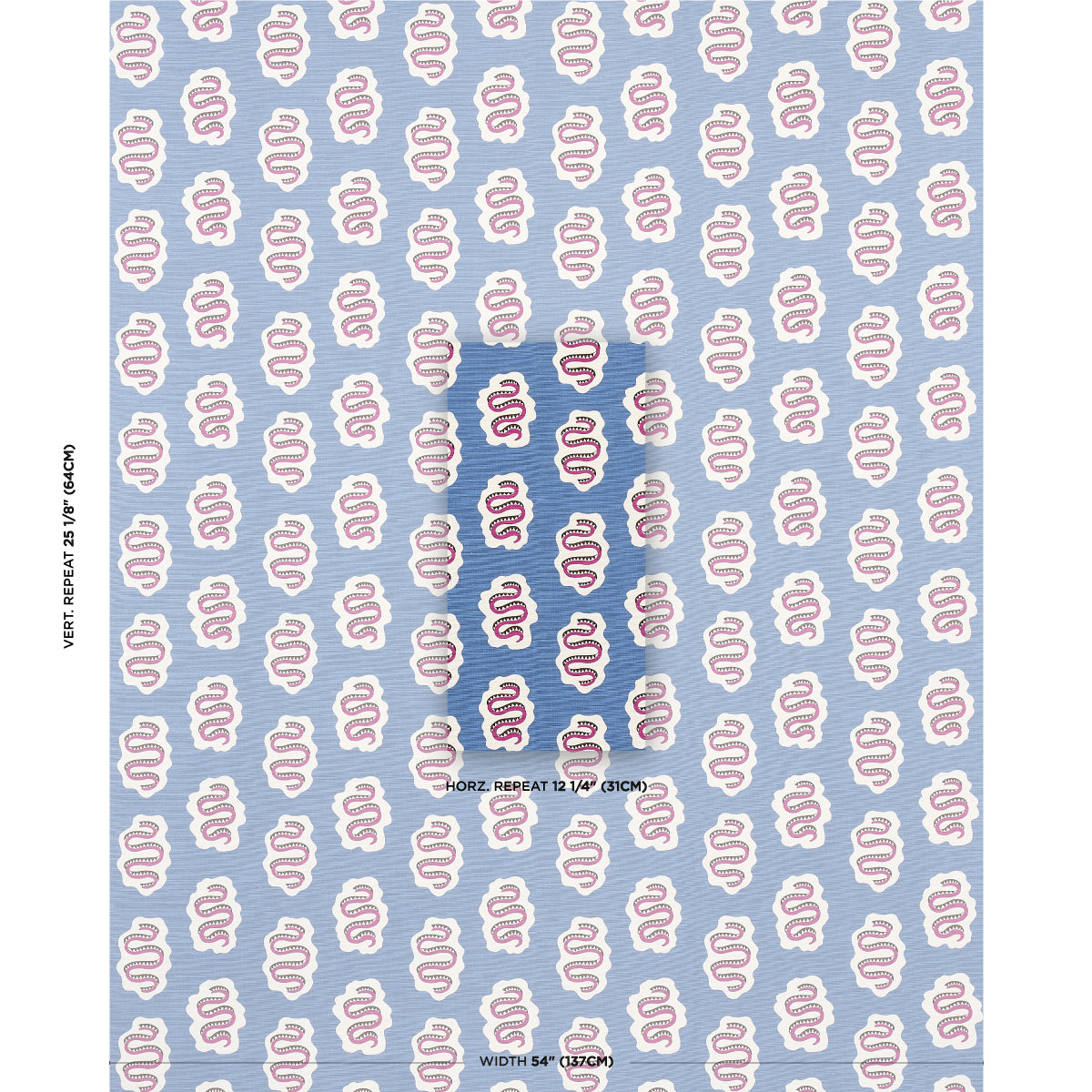 Schumacher Elsa Lapis Fabric