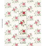 Schumacher Casablanca Floral Indoor/Outdoor Garnet Fabric