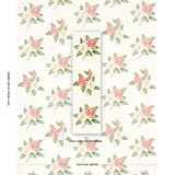 Schumacher Casablanca Floral Indoor/Outdoor Coral Fabric
