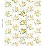 Schumacher Casablanca Floral Indoor/Outdoor Pale Yellow Fabric