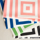 Schumacher Roxbury Indoor/Outdoor Navy Fabric - Eade's Wallpaper