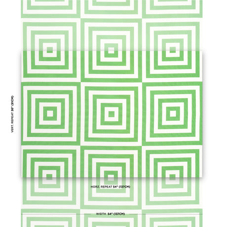 Schumacher Roxbury Indoor/Outdoor Leaf Fabric - Eade's Wallpaper