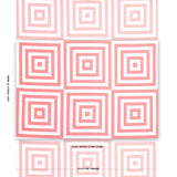 Schumacher Roxbury Indoor/Outdoor Coral Fabric - Eade's Wallpaper