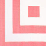 Schumacher Roxbury Indoor/Outdoor Coral Fabric - Eade's Wallpaper