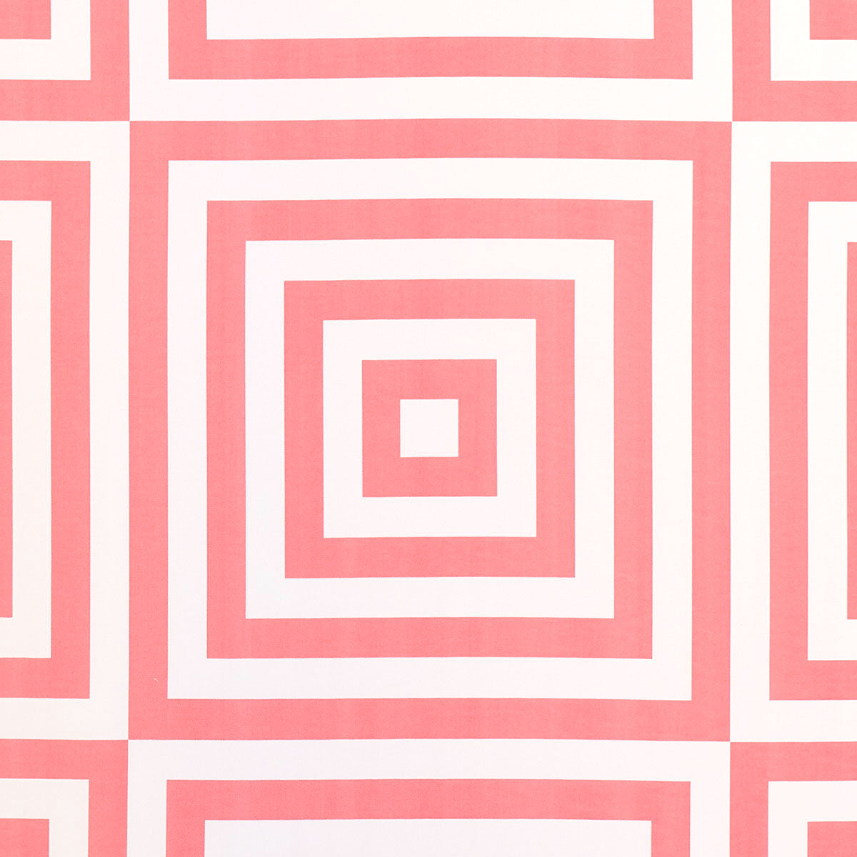 Schumacher Roxbury Indoor/Outdoor Coral Fabric - Eade's Wallpaper