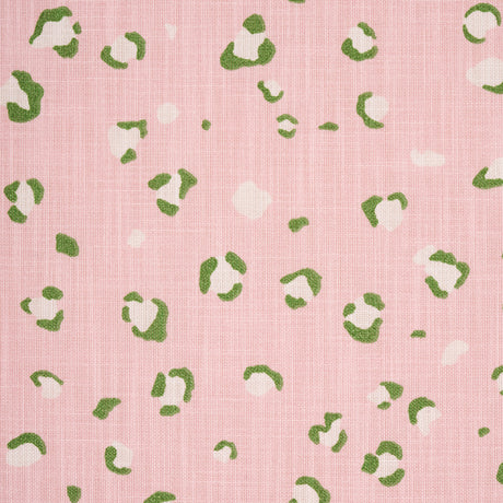 Schumacher Wild At Heart Indoor/ Outdoor Pink Fabric - Eade's Wallpaper