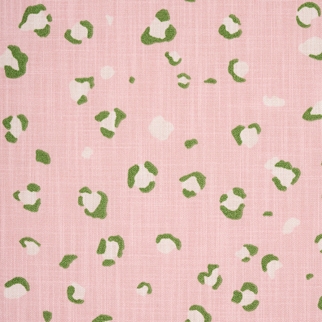 Schumacher Wild At Heart Indoor/ Outdoor Pink Fabric - Eade's Wallpaper