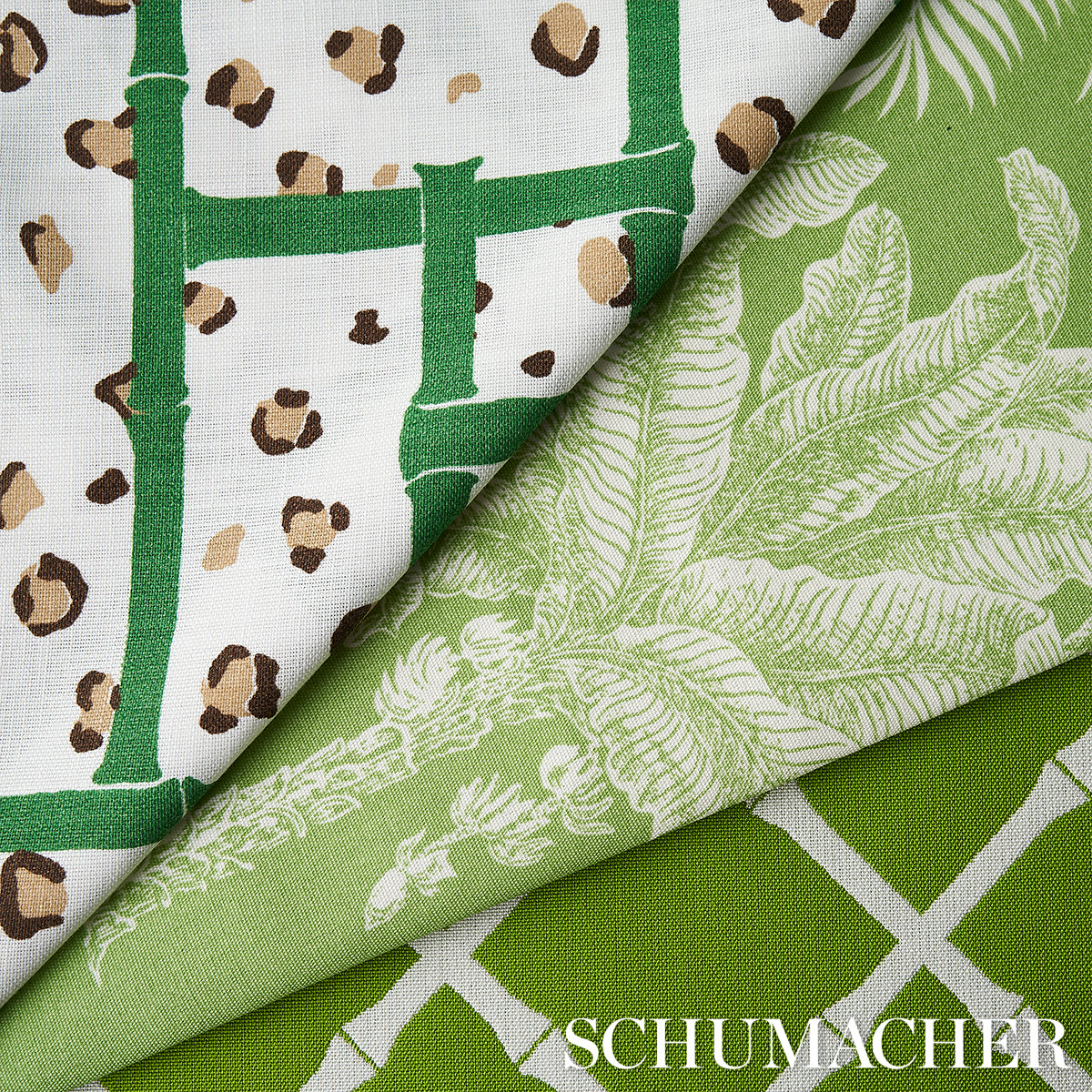 Schumacher Fancy Beast Indoor/ Outdoor Safari Green Fabric
