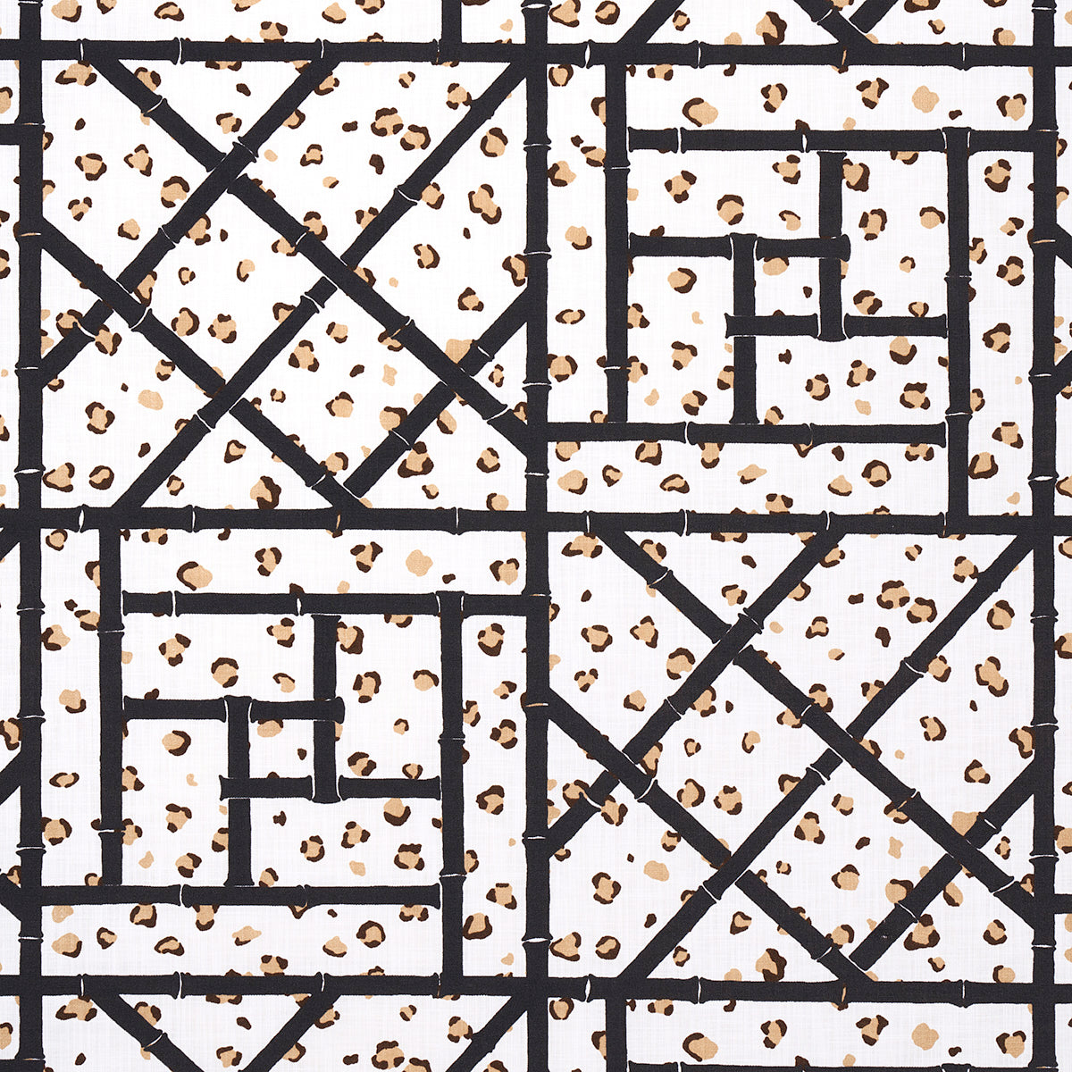 Schumacher Fancy Beast Indoor/ Outdoor Onyx Desert Fabric