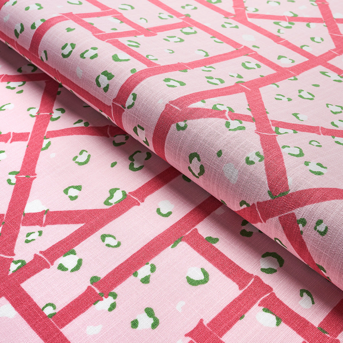 Schumacher Fancy Beast Indoor/ Outdoor Palm Beach Pink Fabric