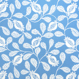 Schumacher Lanzadera Vine Indoor/Outdoor Ocean Fabric - Eade's Wallpaper
