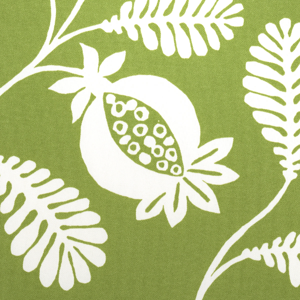 Schumacher Lanzadera Vine Indoor/Outdoor Honeydew Fabric - Eade's Wallpaper