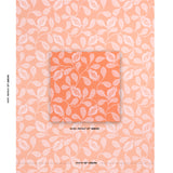 Schumacher Lanzadera Vine Indoor/Outdoor Melon Fabric - Eade's Wallpaper