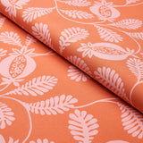 Schumacher Lanzadera Vine Indoor/Outdoor Melon Fabric - Eade's Wallpaper