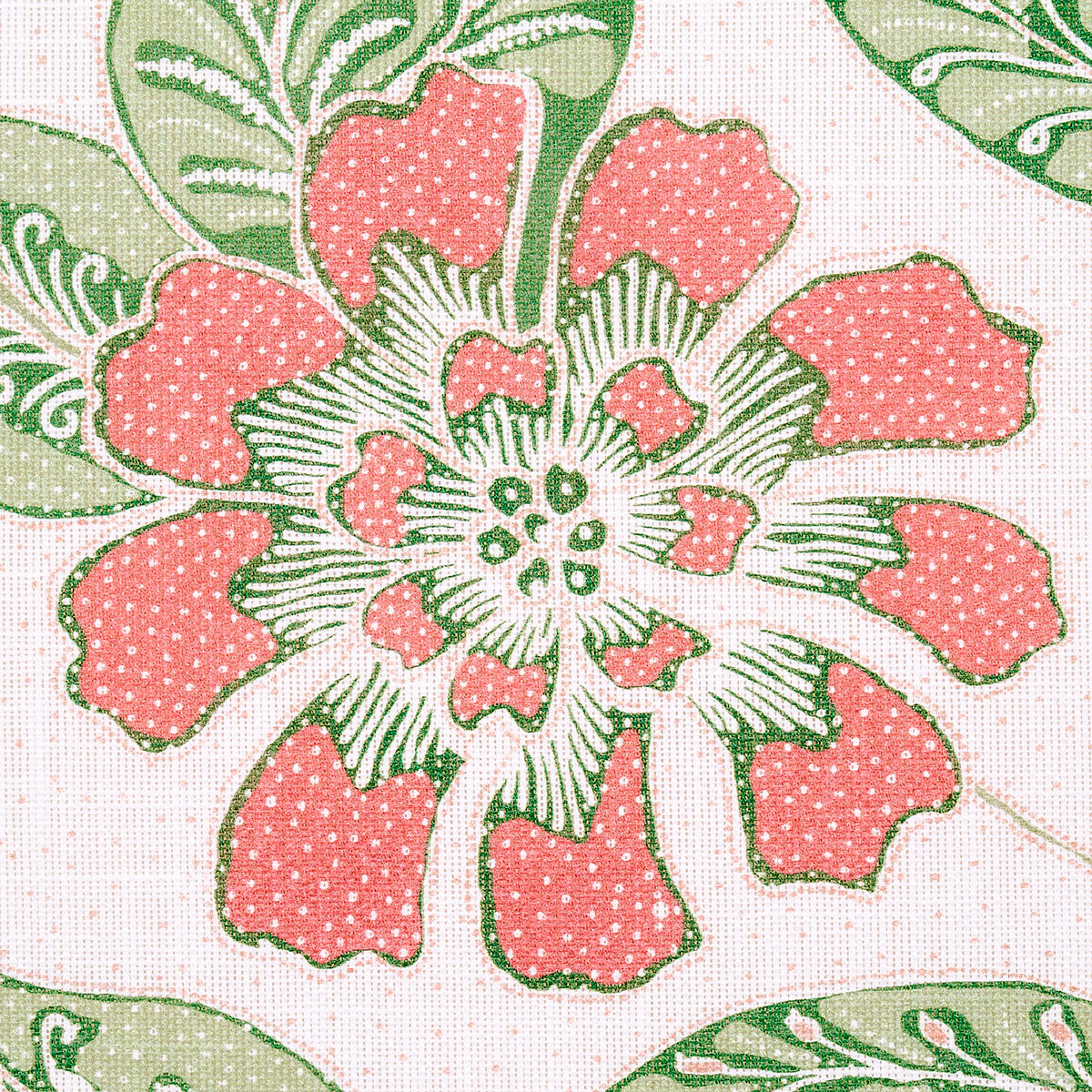 Schumacher Kava Cay Indoor/Outdoor Apricot Fabric