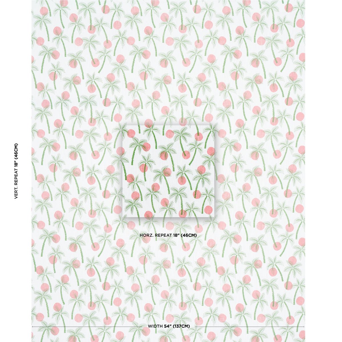 Schumacher Clarabella Palm Indoor/Outdoor Tropical Fabric