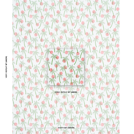 Schumacher Clarabella Palm Indoor/Outdoor Tropical Fabric