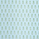 Schumacher Piña Cove Indoor/Outdoor Aquamarine Fabric - Eade's Wallpaper