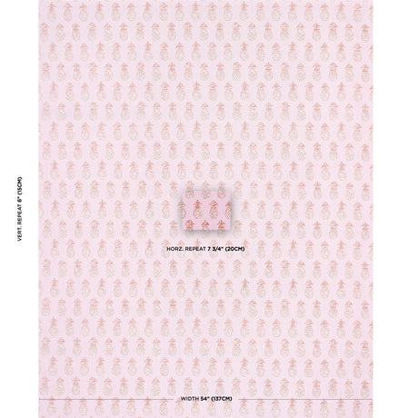 Schumacher Piña Cove Indoor/Outdoor Flamingo Fabric - Eade's Wallpaper