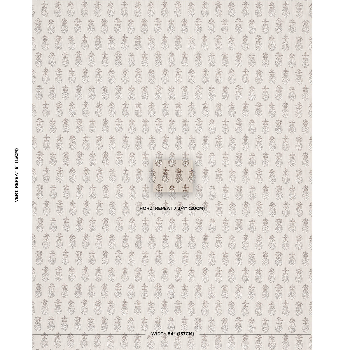 Schumacher Piña Cove Indoor/Outdoor Coconut Fabric - Eade's Wallpaper