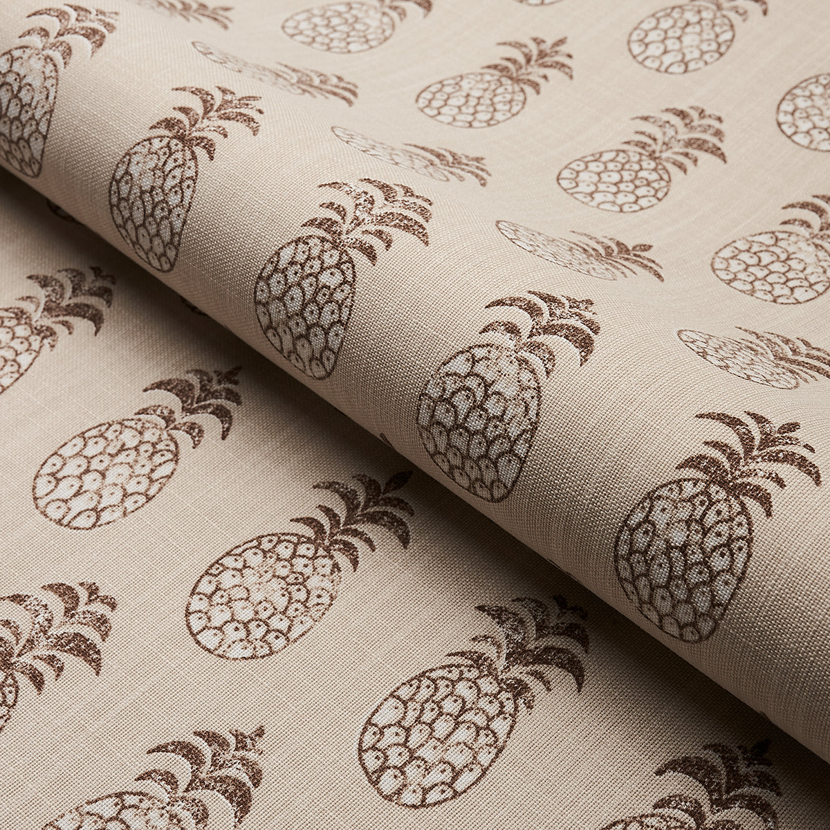 Schumacher Piña Cove Indoor/Outdoor Coconut Fabric - Eade's Wallpaper