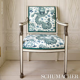 Schumacher Empress Dragon Delft Fabric