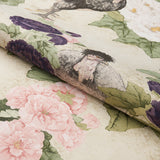 Schumacher Lady Hollyhock Creme Fabric