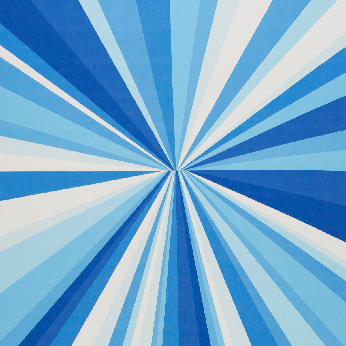Schumacher Sunbeam Print Indoor/Outdoor Panel Horizon Blue Fabric - Eade's Wallpaper
