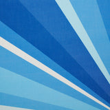 Schumacher Sunbeam Print Indoor/Outdoor Panel Horizon Blue Fabric - Eade's Wallpaper