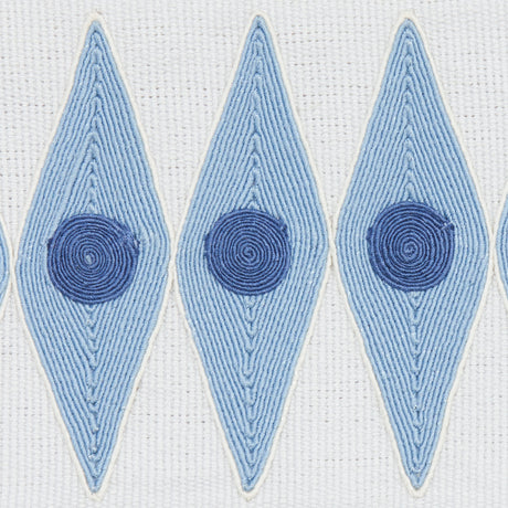 Schumacher 181223 BACKGAMMON TAPE in SKY Trim - MARY MCDONAL