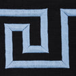 Schumacher 181254 PLATO TAPE in BLACK AND SKY Trim - MARY MC