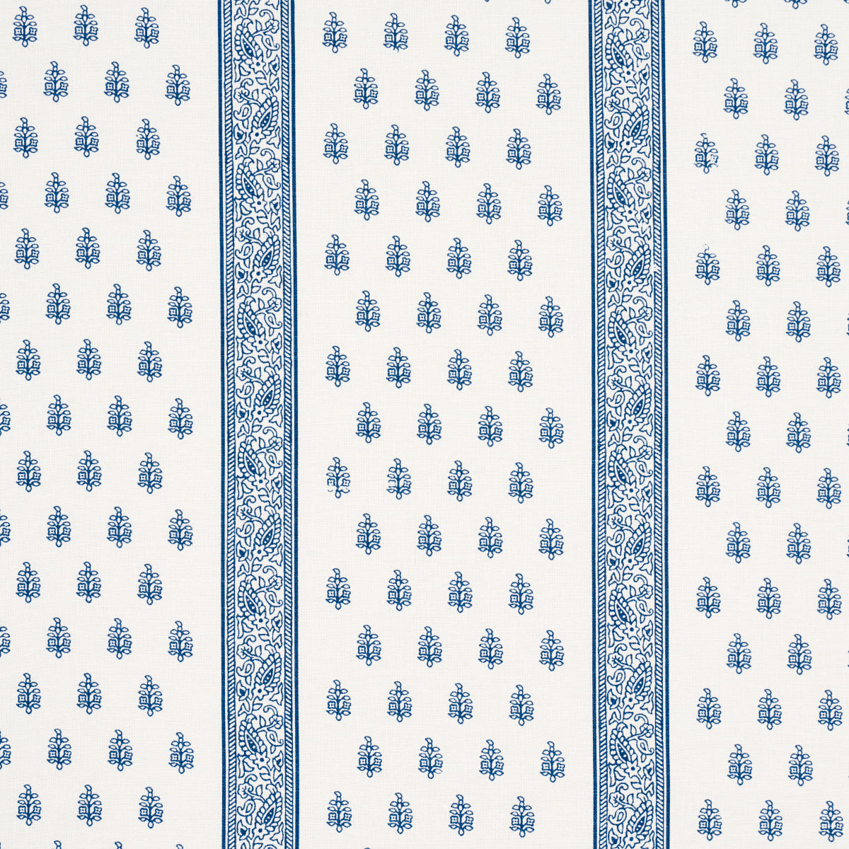 Schumacher Katsura Stripe Delft Fabric