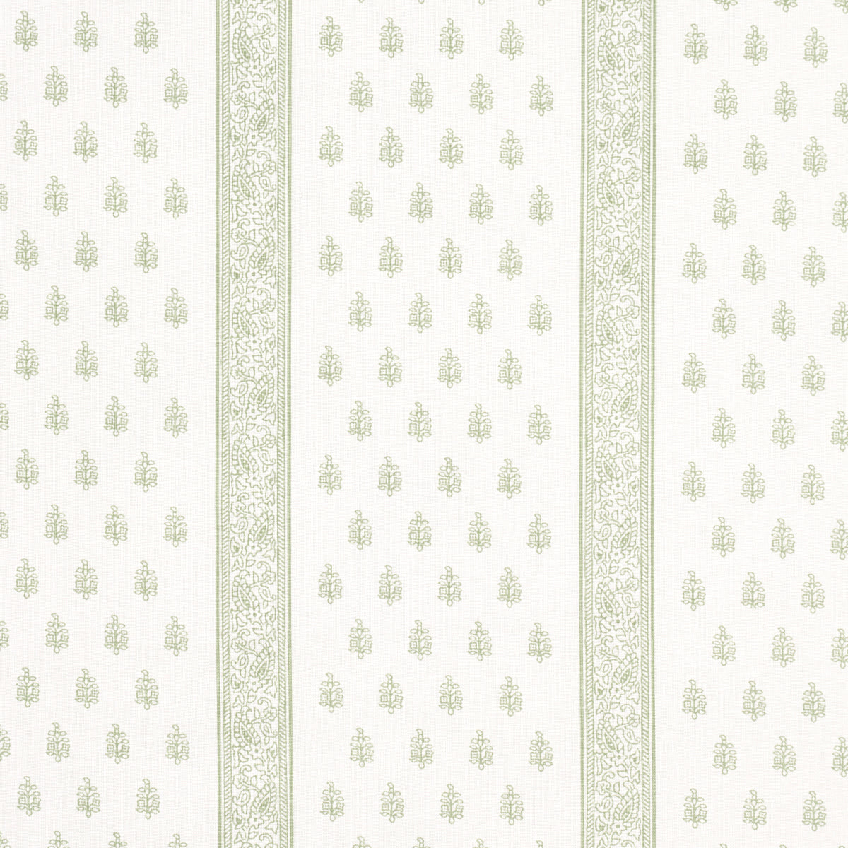 Schumacher Katsura Stripe Leaf Fabric
