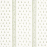 Schumacher Katsura Stripe Leaf Fabric