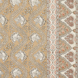 Schumacher Tombay Ochre Fabric - Eade's Wallpaper