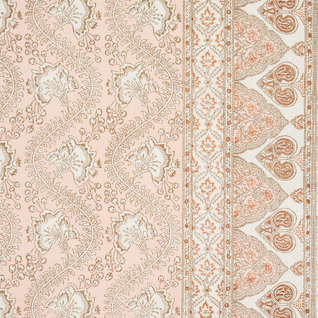 Schumacher Tombay Blush Fabric - Eade's Wallpaper