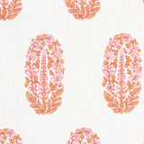 Schumacher Askandra Flower Tangerine Fabric