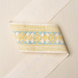 Schumacher 181370 AMIRA HAND BLOCK PRINTED TAPE in YELLOW & 