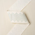 Schumacher 181380 LEORA HAND BLOCKED TAPE NARROW in SKY Trim