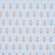 Schumacher Mia Tulip Sky & Sand Fabric - Eade's Wallpaper