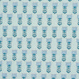 Schumacher Mia Tulip Mineral & Blue Fabric - Eade's Wallpaper