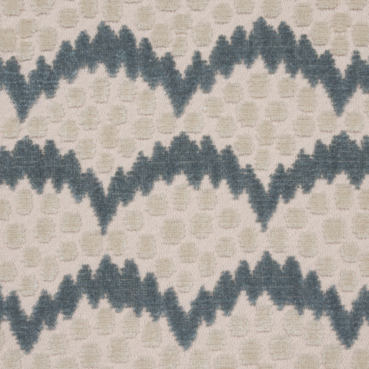 Schumacher Pollen Cut Velvet Soft Jade Fabric - Eade's Wallpaper