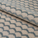 Schumacher Pollen Cut Velvet Soft Jade Fabric - Eade's Wallpaper